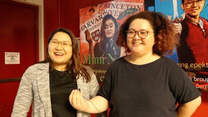 J-mee Katanyag and Michelle Ngu, writers of Charot!