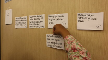 Salah Satu Hasil Diskusi "Open Space"