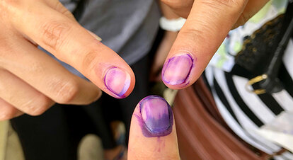 Voter's indelible ink