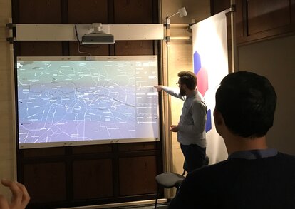 The presentation of an interactive map to visualize the data of rental bike usage in Berlin (CityLAB Berlin)