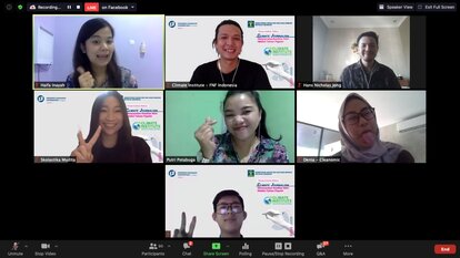 Panelis pada Webinar Climate Journalism, 19 Agustus 2020