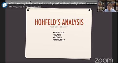 Learning Series on Freedom of Expression