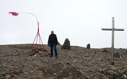 on the Southern summit of Armenia’s highest mountain Aragaz