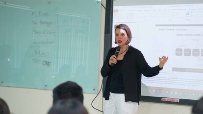 Josephin Galla at the Vietnam Business Challenge 