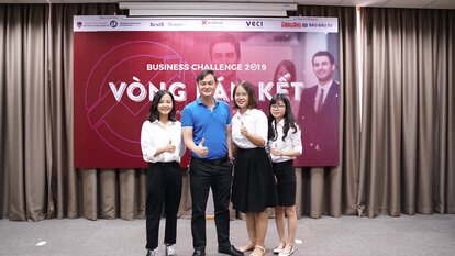 Einer der Mannschaften von der Business Challenge 