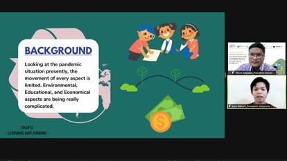 Sesi Presentasi oleh Juan Feron Ndruru, President University