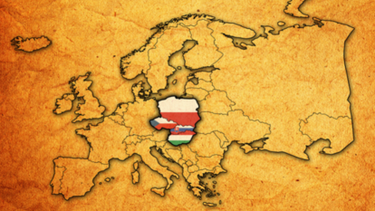 Visegrad Group Map