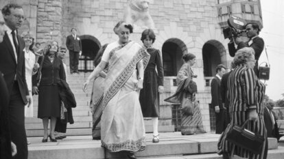 Indira Gandhi in Finland