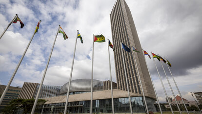 Sitz der African Union in Addis Abeba in Aethiopien 