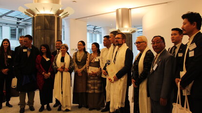 Tibetan Delegation at the European Parliament