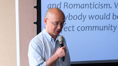 Prof. Dr. Lin Chia-He during his opening remarks