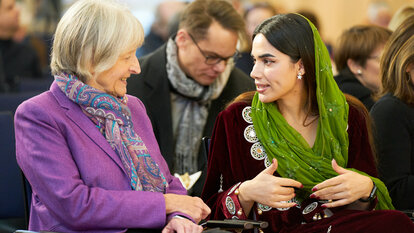 Anne Brasseur, Member of the Board of the Friedrich Naumann Foundation, in conversation with Wazhma Tokhi