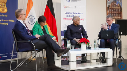 Labour Markets in Exchange panel discussion at India Week Hamburg Event