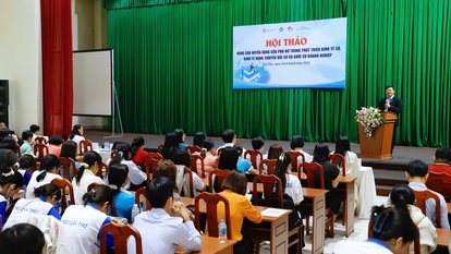 Assoc. Prof. Dr. Nguyễn Chí Ngôn – Vice Chairman of the University Council of Can Tho University, Chairman of the Vietnam–Germany Friendship Association of Can Tho City, expressed his wish to sustain support activities that inspire women’s entrepreneurship and amplify the strong voice of Vietnamese women.