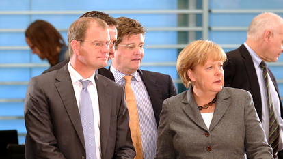 Stefan Kapferer und Angela Merkel