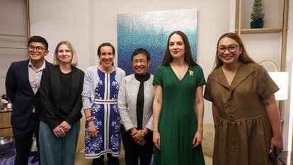 Oleksandra, Maria Ressa and FNF Philippines