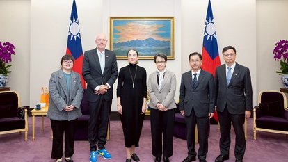 Oleksandra Meeting with Vice President of Taiwan