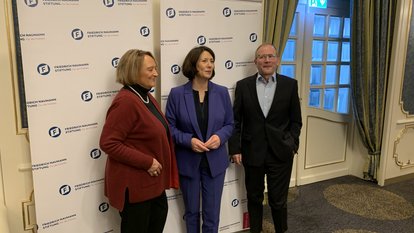 Sabine Leutheusser-Schnarrenberger und Daniela Schmitt 