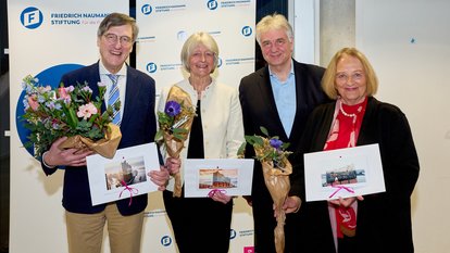 Paqué, Brasseur, Heuss und Leutheusser-Schnarrenberger. 