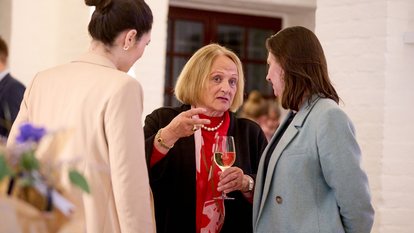 Leutheusser-Schnarrenberger im Gespräch mit Maren Jasper-Winter.