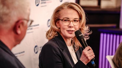 Linda Teuteberg im Gespräch