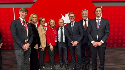 Delegation Liberal International in Kanada