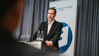 Christian Dürr bei der Freiheitskonferenz