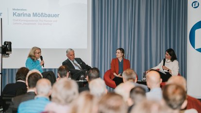 Podiumdiskussion bei der Freiheitskonferenz