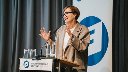 Bettina Stark-Watzinger bei der Freiheitskonferenz