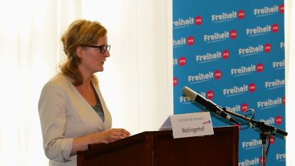 Anne Wellingerhof, Leiterin des Regionalbüros Berlin-Brandenburg der Friedrich-Naumann-Stiftung für die Freiheit 