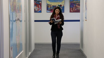 Im Johannesburger Büro