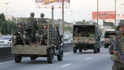 Militär in Rio de Janeiro 