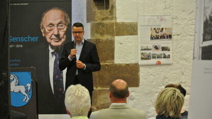 Eröffnung der Ausstellung durch Christian Grascha 