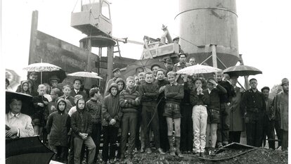 Grundsteinlegung am 8. Juli 1965