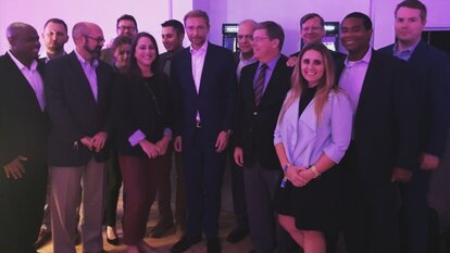 Gruppe mit Christian Lindner 