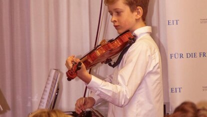 Florian Blichmann sorgte für die musikalische Untermalung des Abends. 