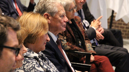 Auch Alt-Bundespräsident Joachim Gauck ließ sich die Veranstaltung nicht entgehen.