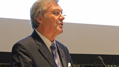 Auf einer liberalen Wellenlänge: Gerhart Baum und der Stiftungsvorsitzende Wolfgang Gerhardt.