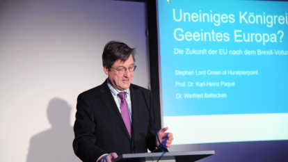 Brexit-Veranstaltung in Magdeburg