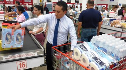 Einkauf von Sachspenden