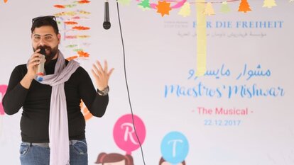 Abschlusskonzert in Flüchtlingsschule