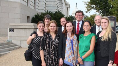 Hans H. Stein mit seinem Team, 2013