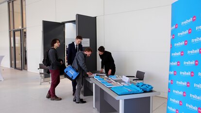 Reges Interesse bei der Anmeldung.