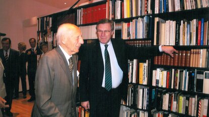  Gerhardt zu Besuch beim Altbundespräsident Walter Scheel