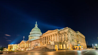 Im Nordflügel des Kapitols in Washington sitzt der Senat