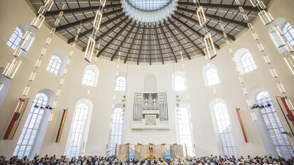 Stimmungsvolle Location mit Geschichte: die Frankfurter Paulskirche