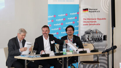 Podium I: Rafael Biermann, Ewald Grothe, Andreas Braune