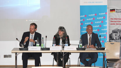 Podium III.b: Manuel Limbach, Christiane Scheidemann, Joachim Scholtyseck