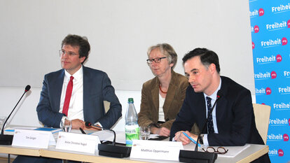 Podium IV: Tim Geiger, Anne Christine Nagel, Matthias Oppermann