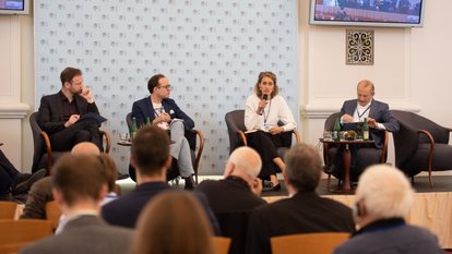 Boris Nemtsov Forum 2018 Greg Yudin, Julius von Freytag-Loringhoven, Flavia Kleiner and Sergey Aleksashenko